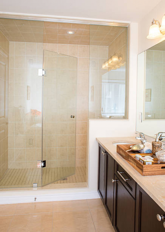 Empresa de Vidro Blindex Banheiro Americana - Vidro para Banheiro Box