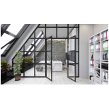 endereço de fabricante de divisória de vidro temperado para cozinha Residencial Entre verdes